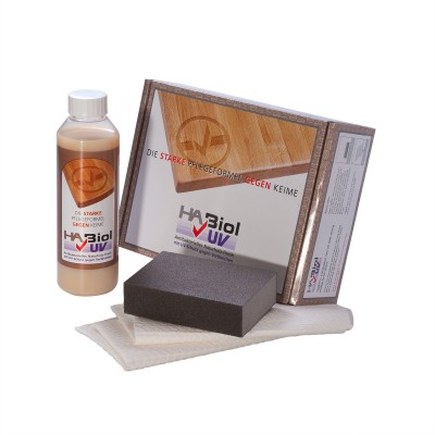 HABiol UV-Schutz Holzpflegeöl Pflegeset Holzschutz für Innen und Außen