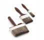 3-part professional wood protection brush kit ideal for applying HABiol